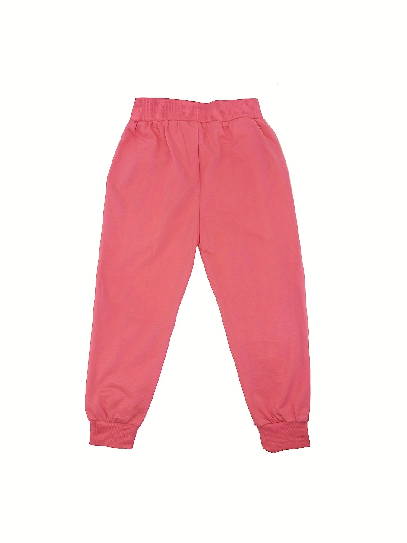 Girls' Flower Graphic Sweatpants Jogger Pants with Pockets