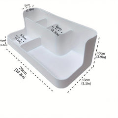 5-Compartment Makeup Organizer Large Capacity Cosmetic Display Case