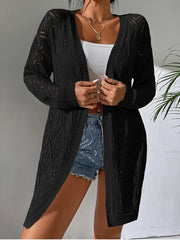 Long Sleeve Open Front Casual Sweater for Women