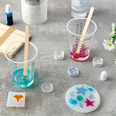 50pcs 8oz Disposable Paint Mixing Cups With Scale High Temperature Resistant