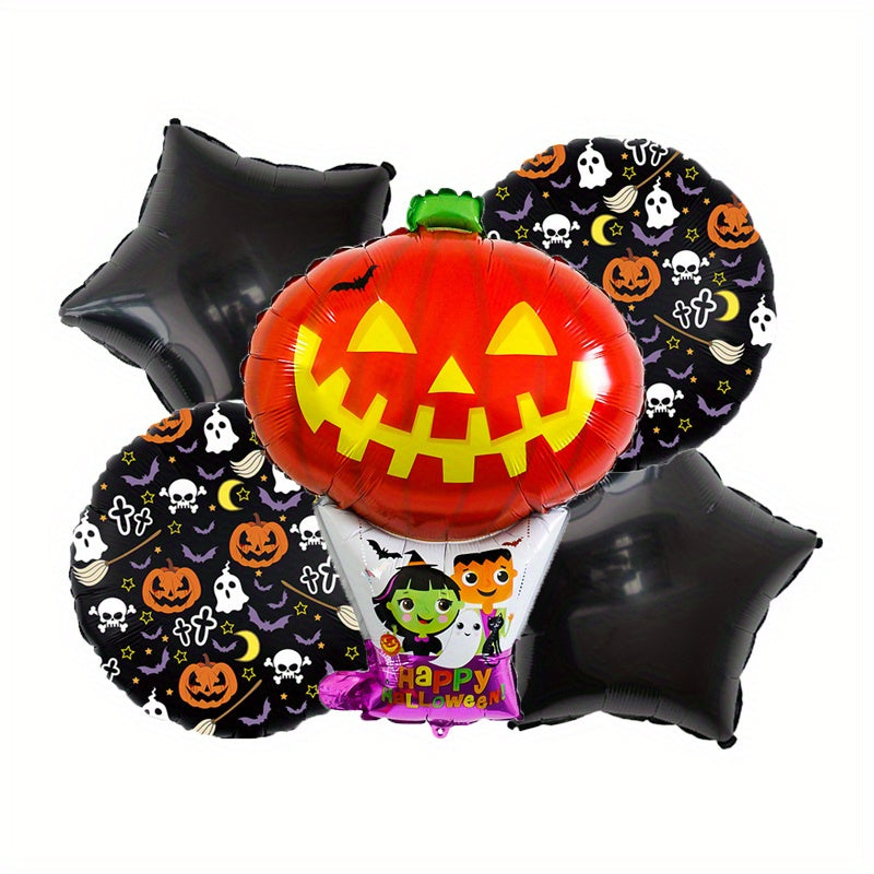 5pcs Halloween Haunted House Balloon Set