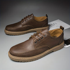 Men's Vintage Lace Up Sneakers Casual Outdoor Shoes