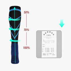 Marathon Compression Socks for Men Outdoor Sports Crew Socks