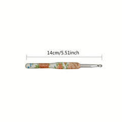 8pcs Crochet Hooks Set Knitting Tool Suit Crochet Printing Aluminum