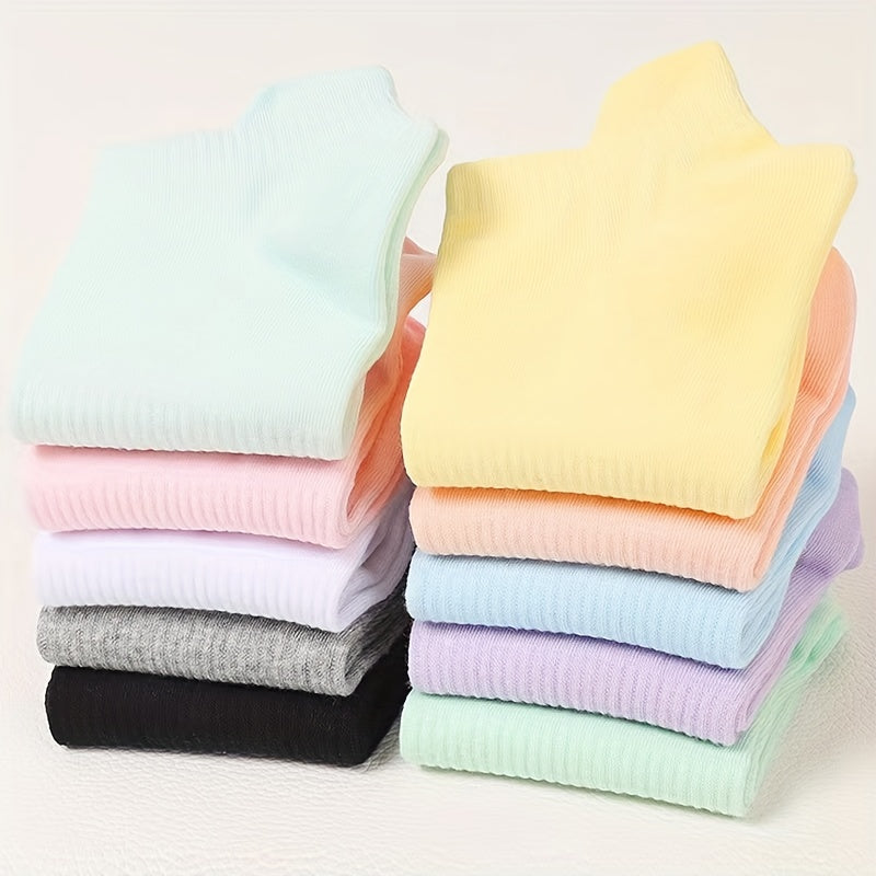 10 Pairs Women's Low Cut Sports Socks Soft & Lightweight Stockings