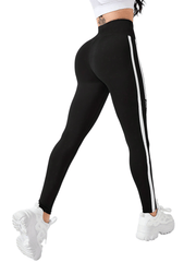 Pattern & Striped Yoga Workout Pants Activewear