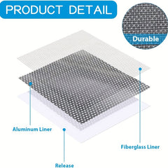 7pcs Wall Repair Patch Kit Dry Wall Hole Metal Patch Extended Self Adhesive Mesh
