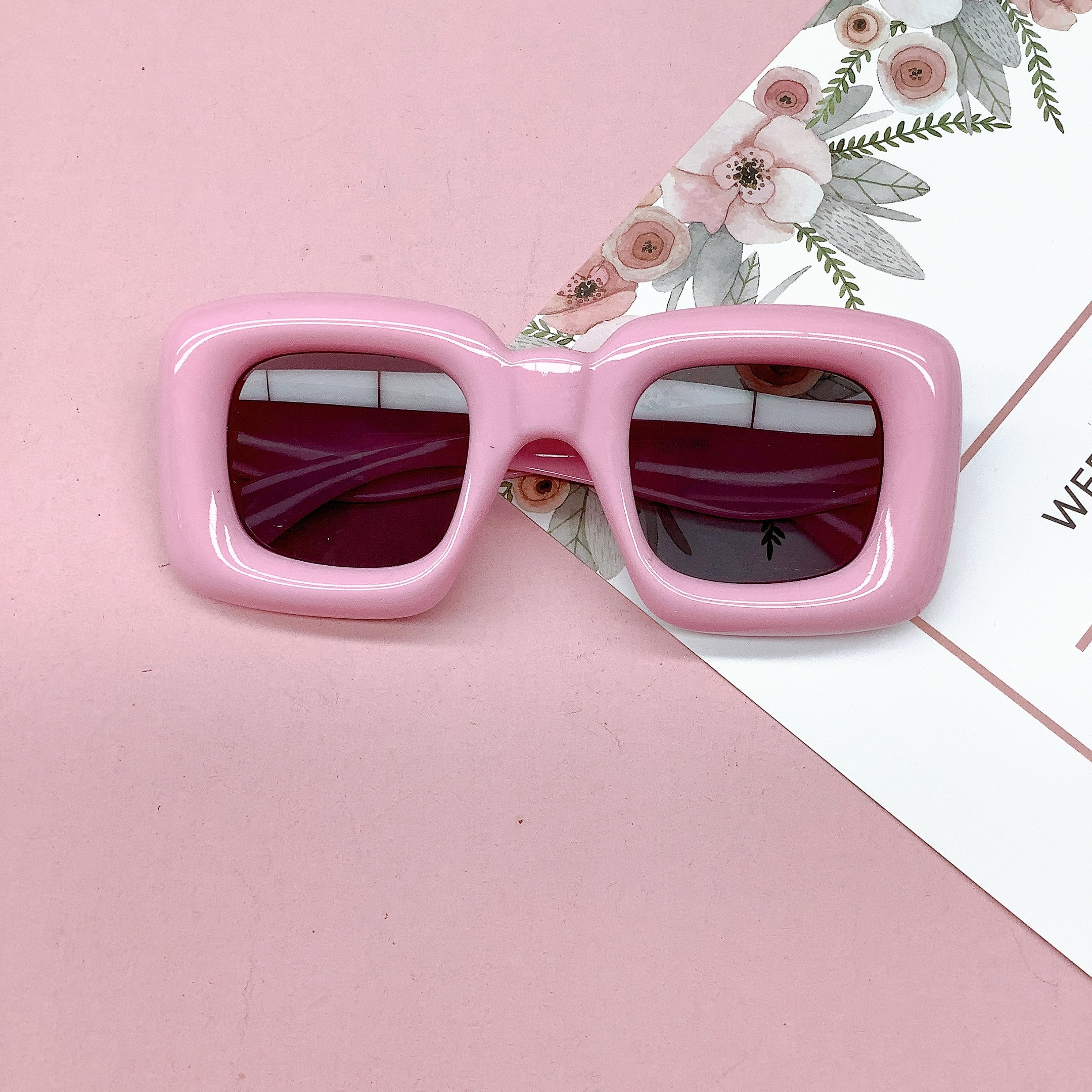 Thick Frame Y2K Sunglasses Sun Protection Party Accessories UV400