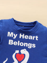 Baby Boys Dino Graphic Tee for Spring Summer
