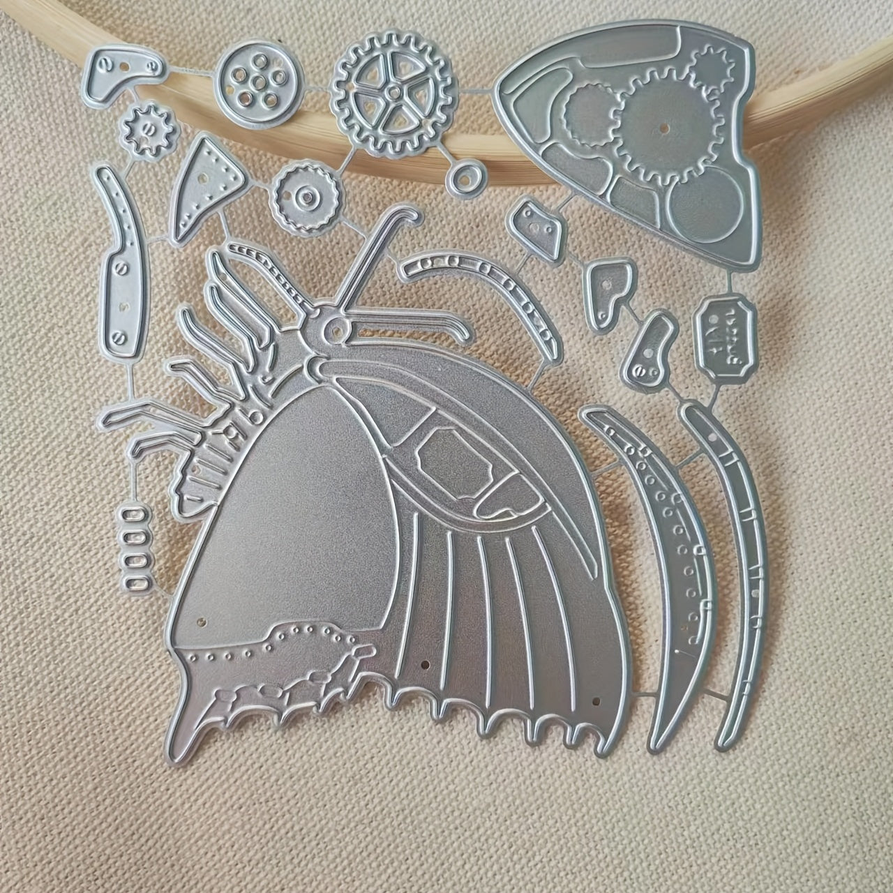 Steampunk Butterfly Metal Cutting Die Stencil for Card Making DIY Scrapbooking