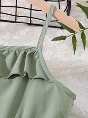 Girls' Ruffle Stitching Cami Dress for Party Going Out Casual Dress