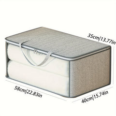 Clothes Storage Bag With Handles Non Woven Fabric Clothes Bag With Window