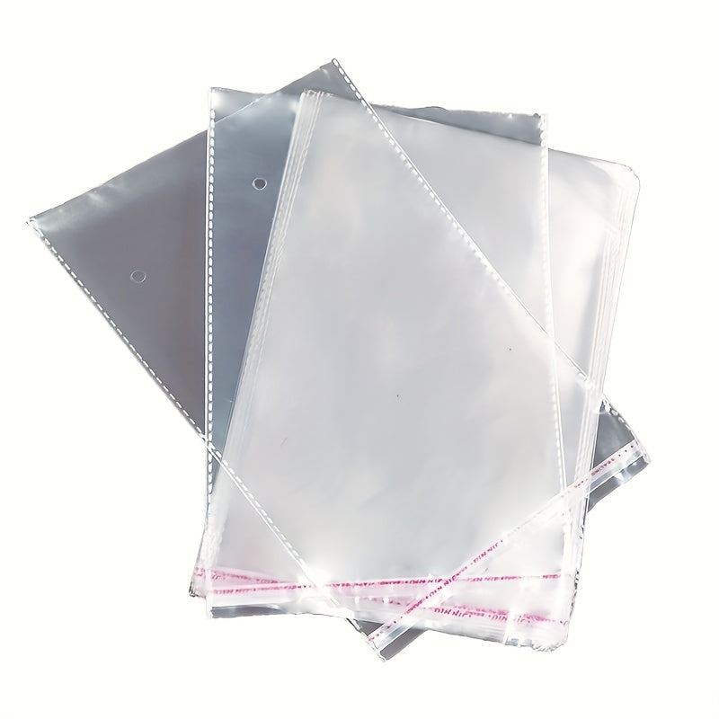 100pcs Transparent Opp Self Adhesive Bags Clothing Jewelry Food Packaging