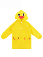 Kids Cartoon Animal Raincoat Waterproof 90-130cm