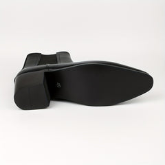 Men's High Heeled Zipper Boots