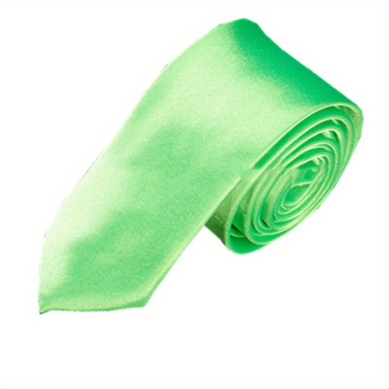 Men's Solid Necktie Business Wedding Party Necktie Gift For Men