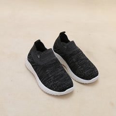 Boys Breathable Woven Shoes Lightweight Slip On Walking Shoes