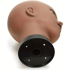 Bald Mannequin Head Soft PVC Female Head For Wig Making