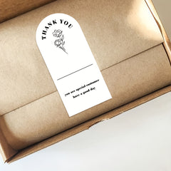 50pcs Envelopes Seal Gift Packaging Box Retail Bag Box Seal Stickers Rectangle