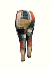 Patchwork Print High Rise Legging