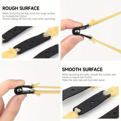 10pcs 2mm Slingshot Elastic Replacement Bands for Shooting Games