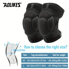 Adjustable Knee Pads Thick Sponge Cushion Protection & Anti Slip Safety
