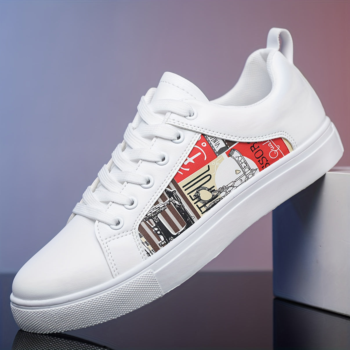 Men's Lace-up Skate Shoes with Good Grip - Breathable
