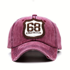 Vintage Distressed Dad Hat Embroidery Patch Baseball Cap