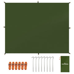 Waterproof Tent Canopy UV Cut Tarp Awning Sun Shelter 220cm