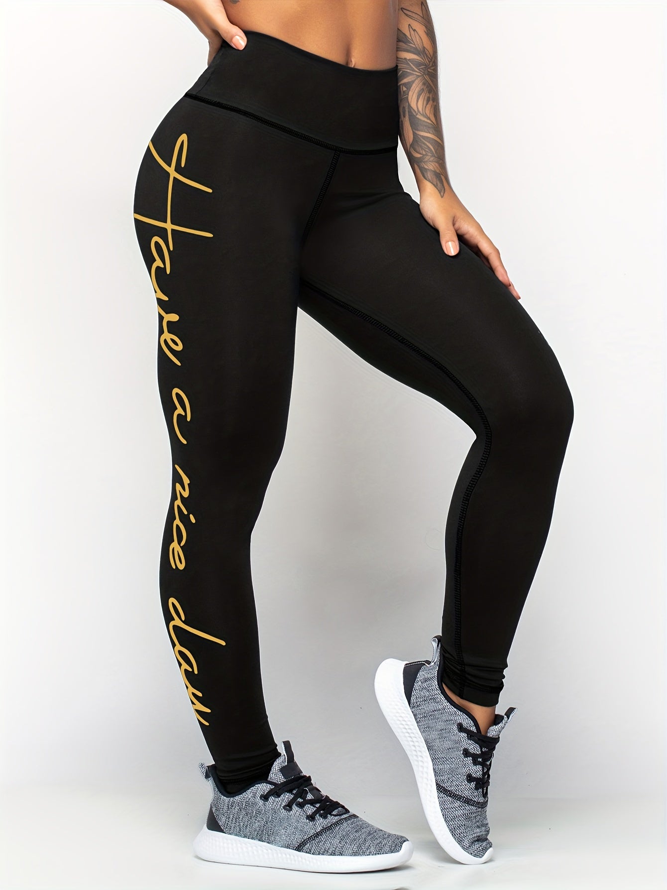 Yoga Workout Pants Women's High Stretch Leggings