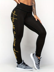 Yoga Workout Pants Women's High Stretch Leggings