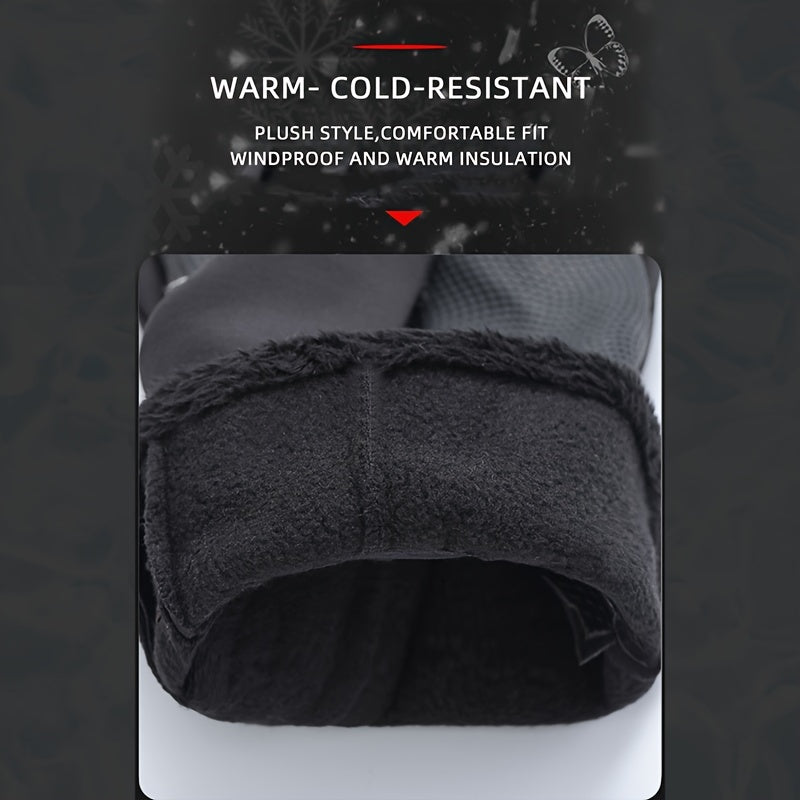 Winter Waterproof Gloves Touch Screen Warm Gloves for Outdoor Activities