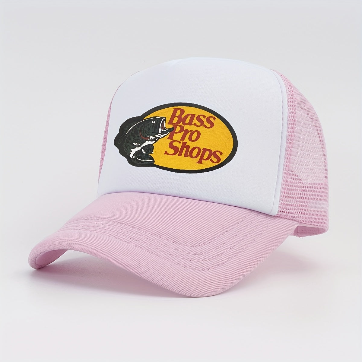 Unisex Mesh Trucker Hat Baseball Cap Fish Print Sunshade Dad Hats