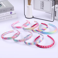 Glitter Thin Headbands for Girls Sparkly No Slip Hairbands
