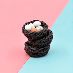 15pcs Faux Quail Eggs Beads Set Resin Artificial Eggs DIY Crafts Art Supplies