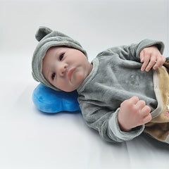 1pc 45 Gray Suit Dress Reborn Doll Birthday Gift Christmas Gift