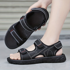 Men's Adjustable Hook & Loop Sandals Kids Casual Walking Shoes