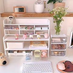 Double Layer Heightening Desktop Rack - Maximize Desk Space