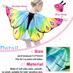 Magical Butterfly Wings Fairy Costume for Girls, Perfect for Parties
