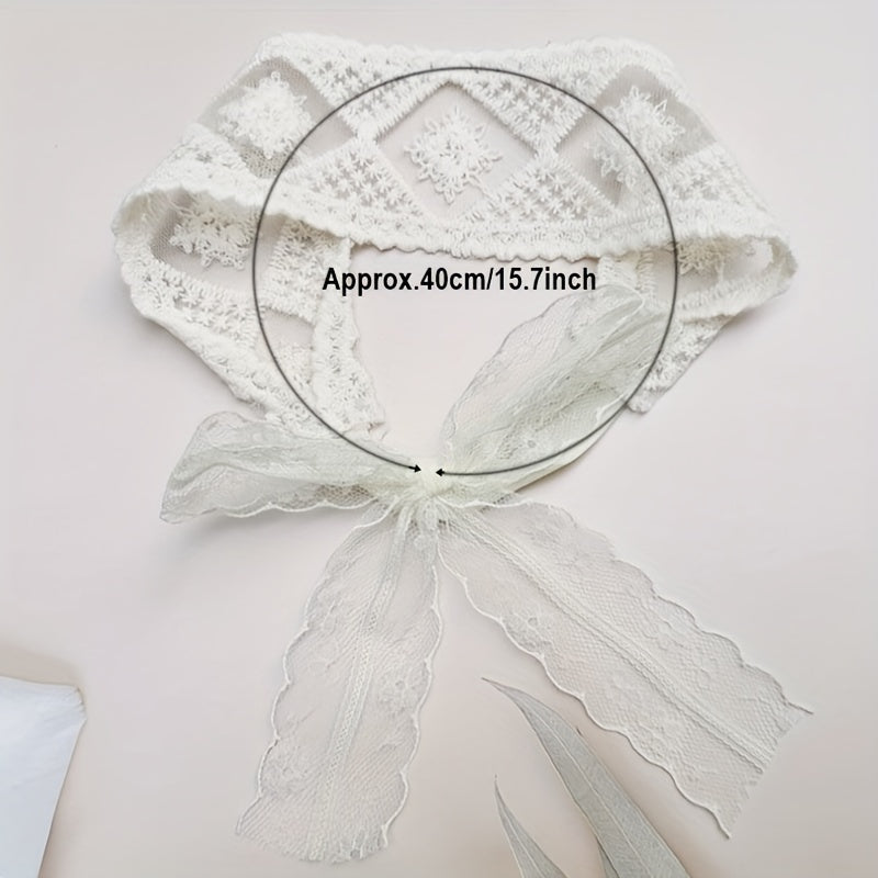 Flower Lace Headband for Baby Girls