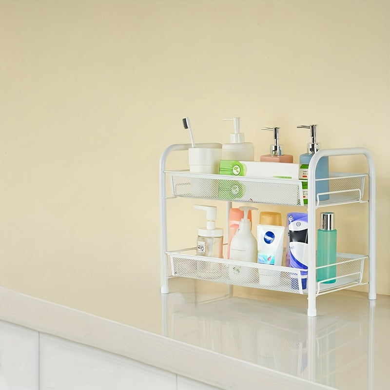1pc Kitchen Seasoning Rack Organizer For Cabinet and Countertop Storage