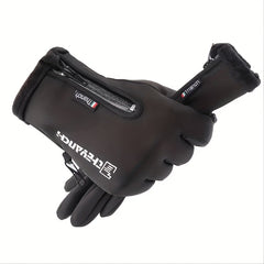 Non-slip Touch Screen Warm Gloves Windproof Waterproof Plus Velvet Gloves