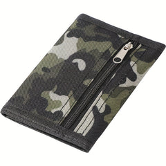 Kids Camouflage Wallet RFID Trifold Sports Outdoor Wallet