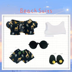 Beach Clothes Set for Plush Dolls