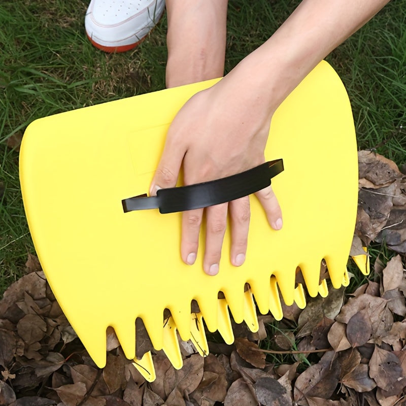 Outdoor Leaf Clip Garden Rake, Plastic Yard Garbage Collector