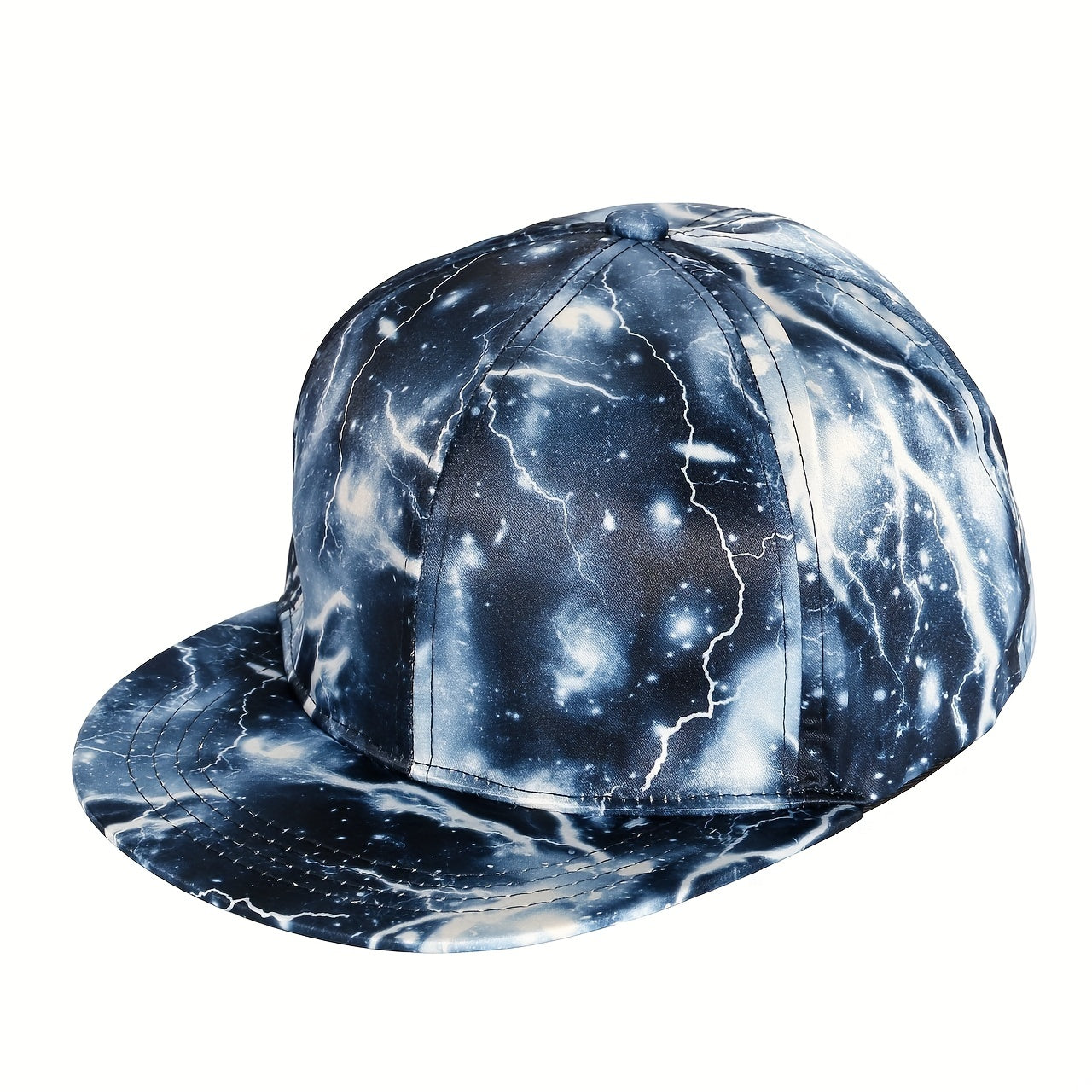 Lightning Pattern Snapback Cap Sun Protection Hip hop Cap