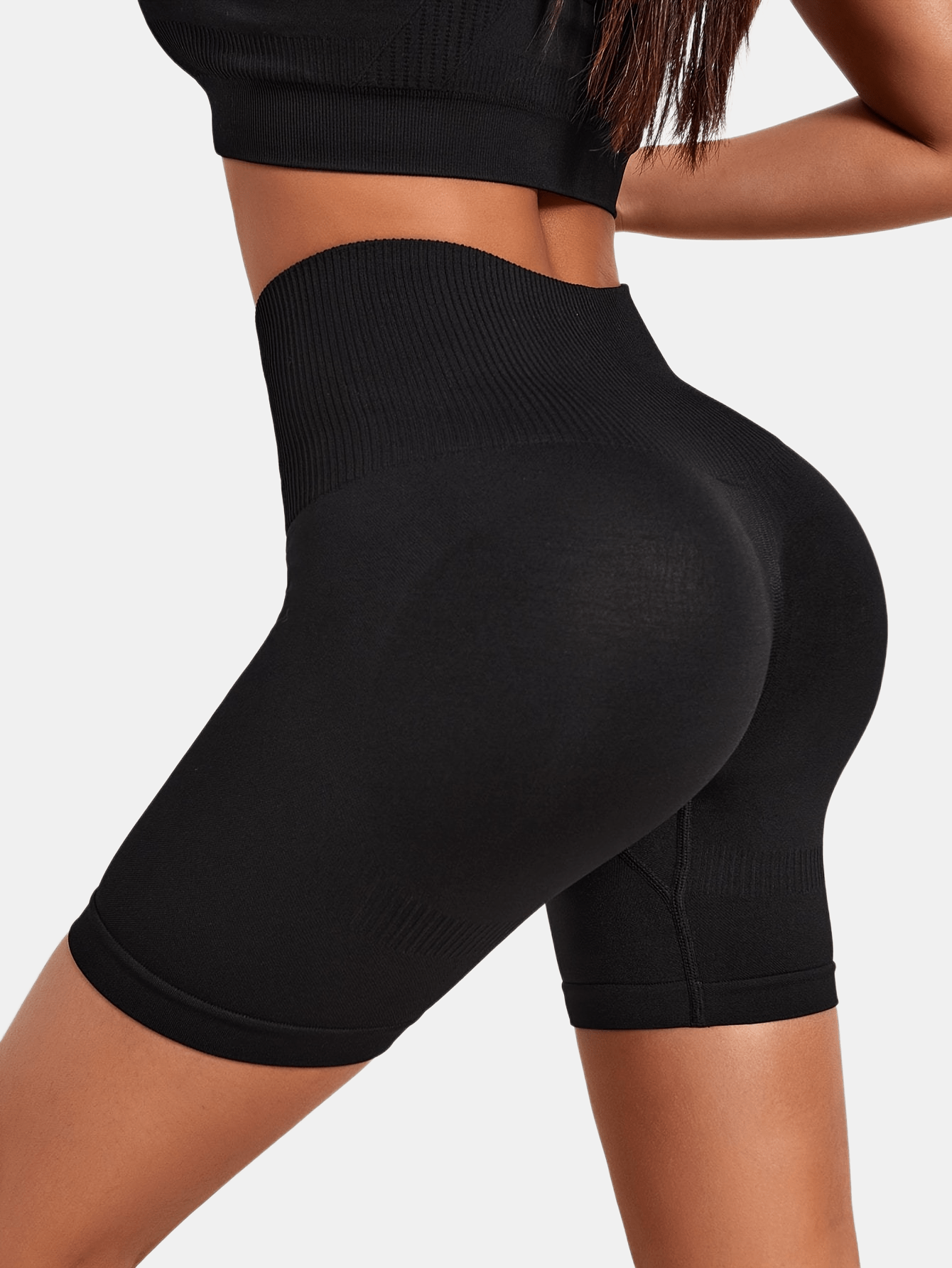 High Waist Yoga Shorts Stretch Sports Running Workout Shorts Women's Activewear