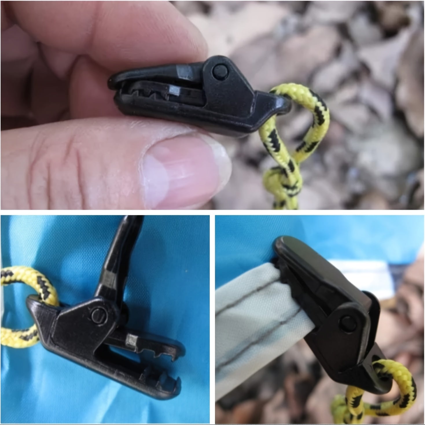 100PCS Tent Clips Waterproof Cloth Clip Curtain Clips For Tarps