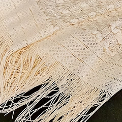 Embroidered Tassel Shawl Wrap Sunscreen Cape