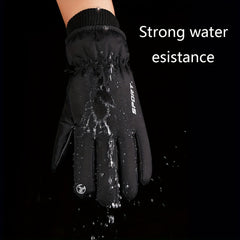 Men's Winter Ski Gloves - Warm, Waterproof, Windproof